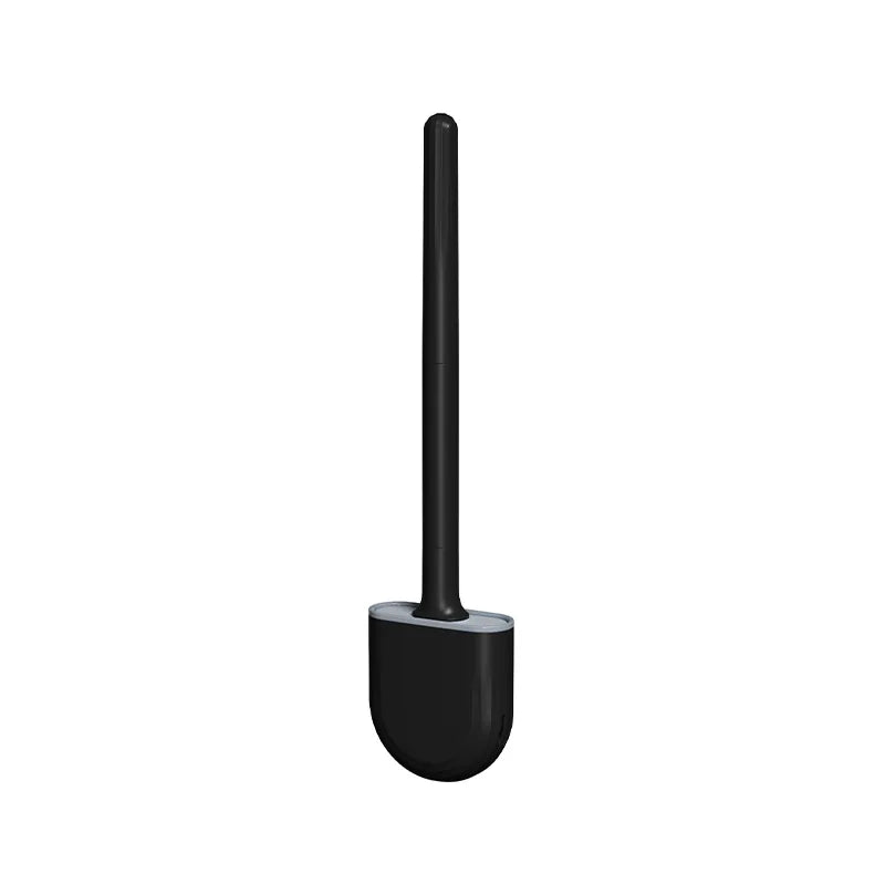 Brosse WC en silicone murale – tête plate, séchage rapide