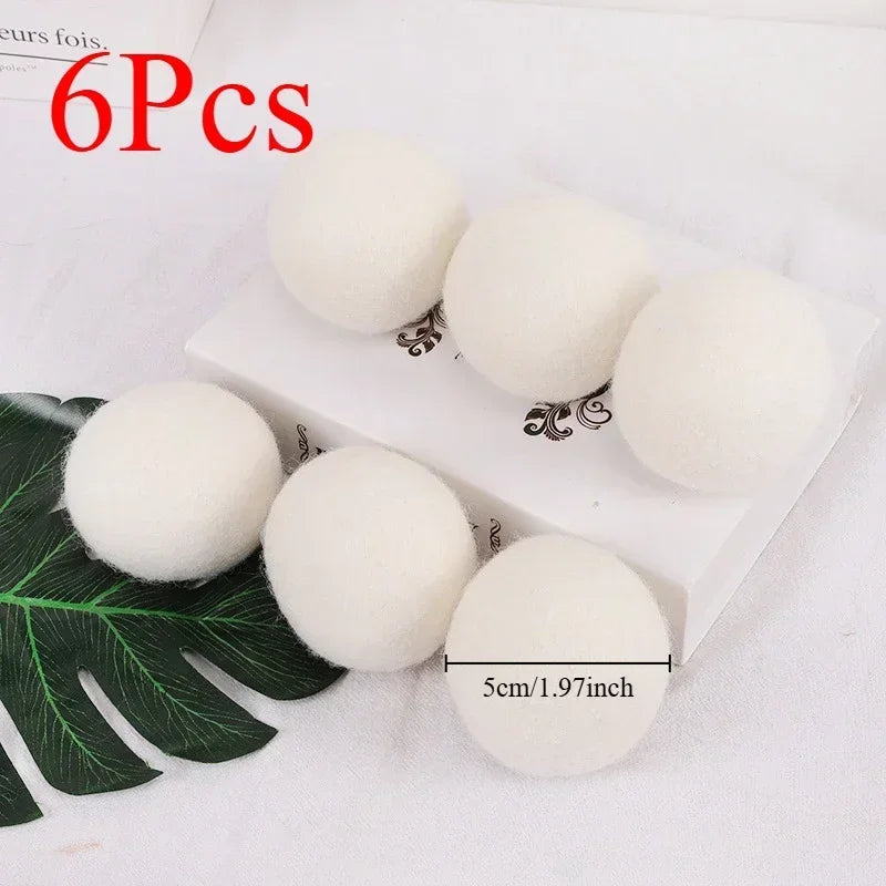 Balles de séchage en laine naturelle – lot de 18