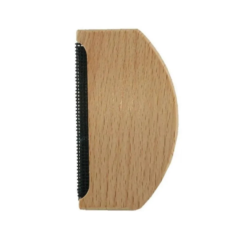 Peigne anti-bouloches en bois pour pulls