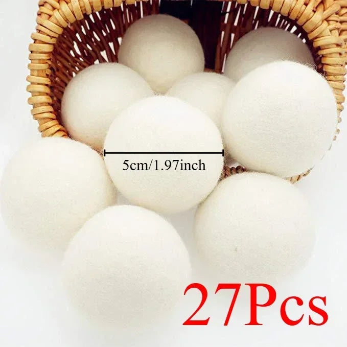 Balles de séchage en laine naturelle – lot de 18