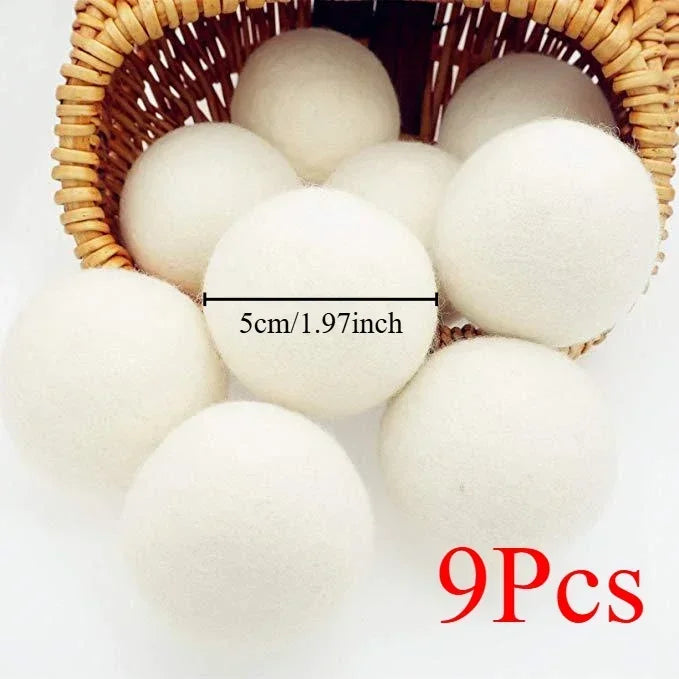 Balles de séchage en laine naturelle – lot de 18