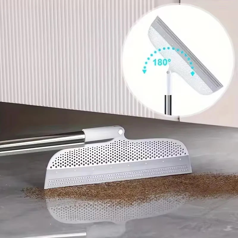 Balai magique en silicone 2 en 1 – poils, poussière et eau