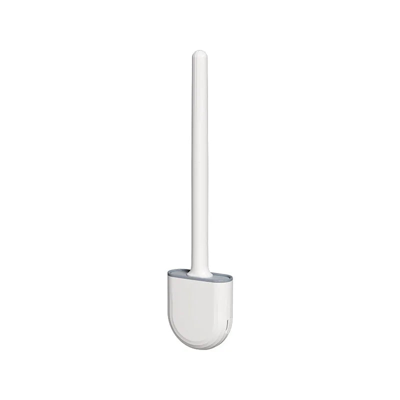 Brosse WC en silicone murale – tête plate, séchage rapide